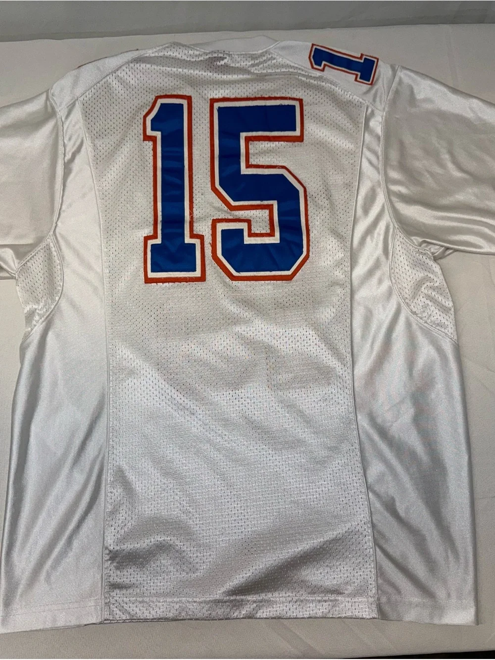 Nike Florida Gators 2009 National Championship Tim Tebow White Football Jersey